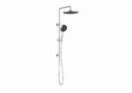 The Gabe Twin Shower on rail – Chrome