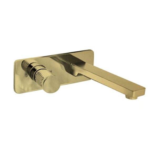 The Gabe Wall Outlet Mixer - Brushed Gold | T706BG