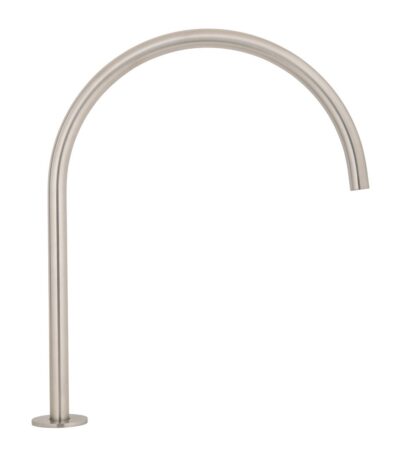 Thin Bench Mounted Spout - Brushed Nickel