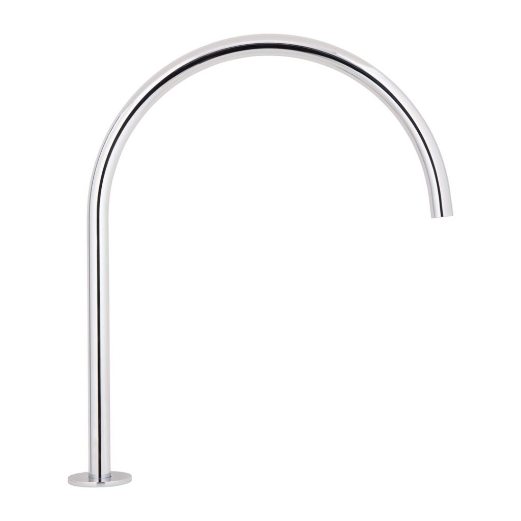 Thin Bench Mounted Spout - Chrome