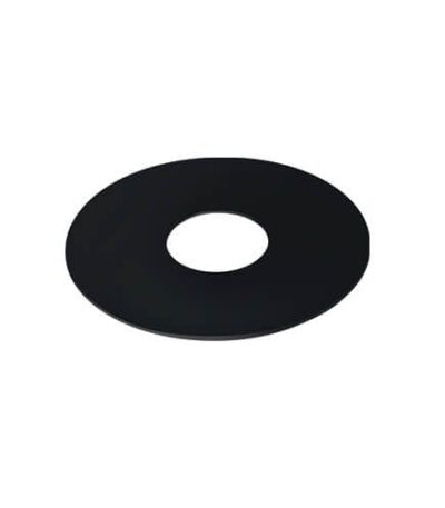 Tilers Mistake Round 90mm with 30mm hole Matte Black