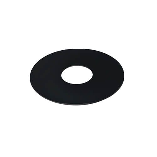 Tilers Mistake Round 90mm with 30mm hole Matte Black