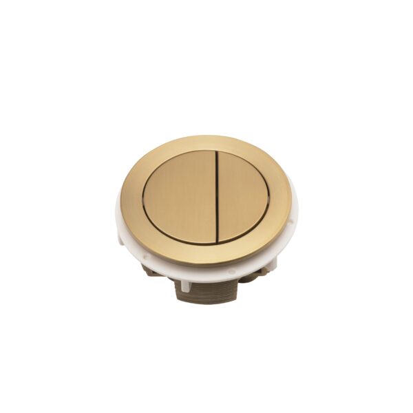 Toilet Flush Button - Brushed Brass