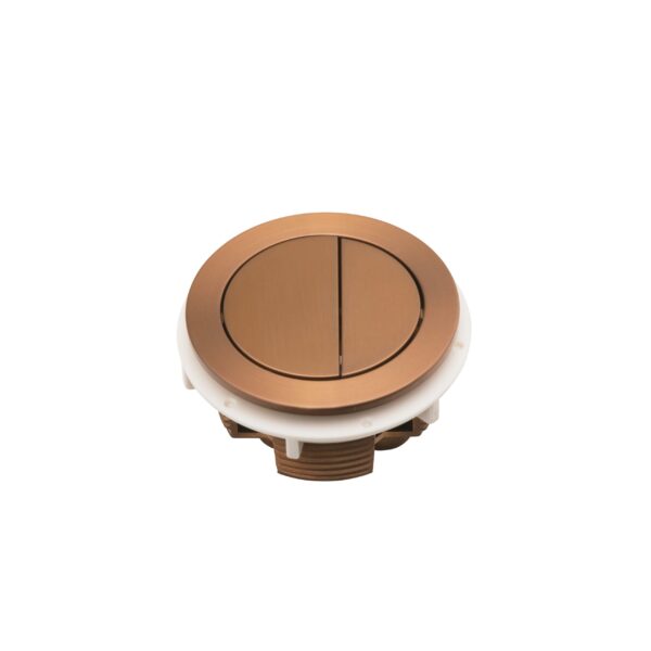 Toilet Flush Button - Brushed Copper