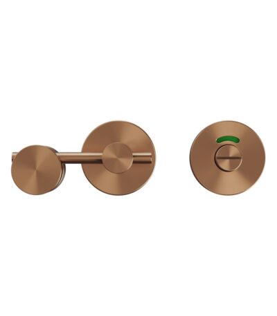 Toilet Lock Indicator - Brushed Copper