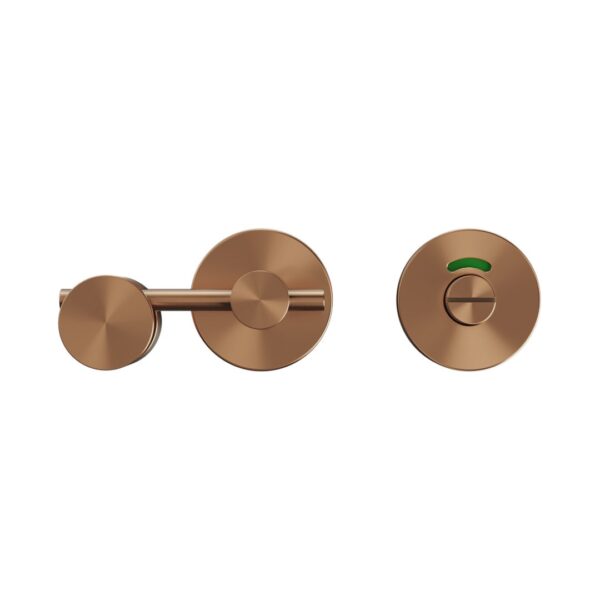 Toilet Lock Indicator - Brushed Copper