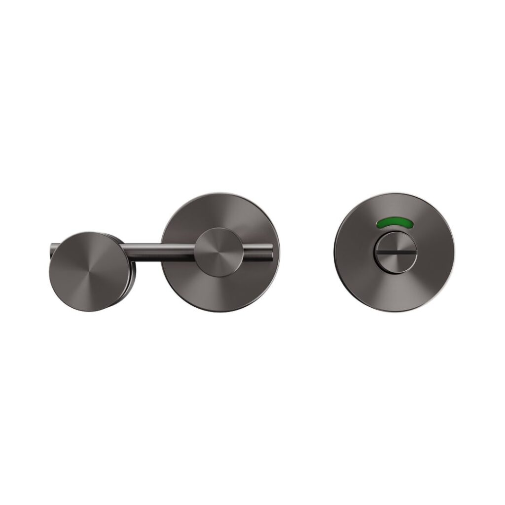 Toilet Lock Indicator - Brushed Gunmetal