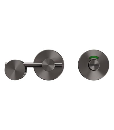 Toilet Lock Indicator - Brushed Gunmetal