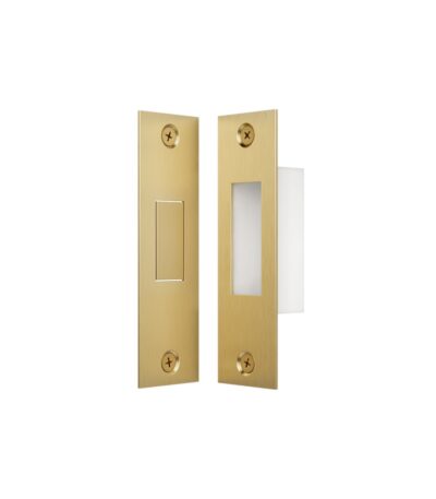 Toilet Lock Latch - Brushed Brass