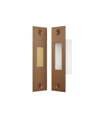 Toilet Lock Latch - Brushed Copper