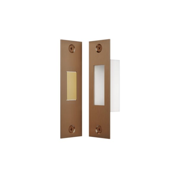 Toilet Lock Latch - Brushed Copper