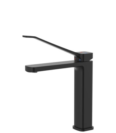 Tono Care Medium Basin Mixer, Matte Black