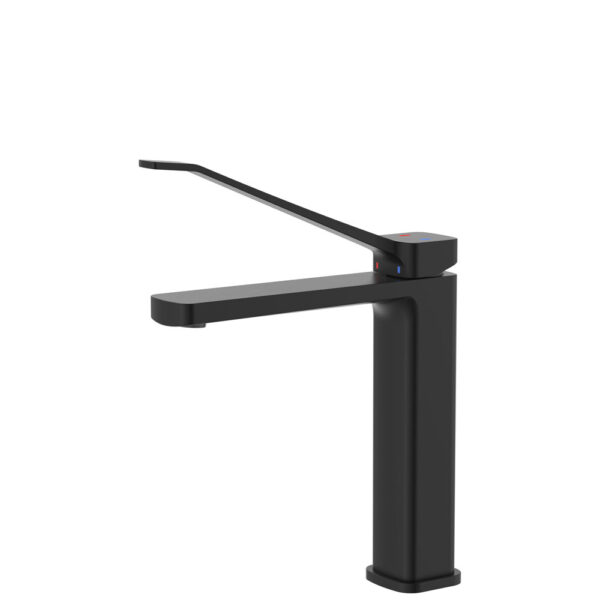 Tono Care Medium Basin Mixer, Matte Black