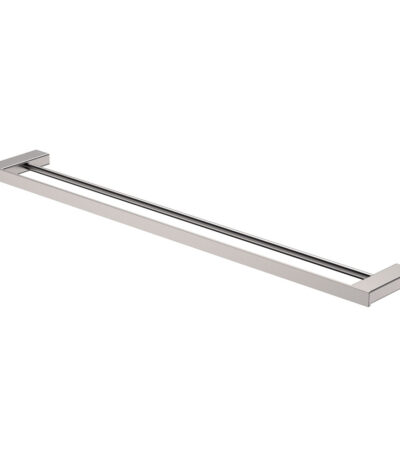Tono Double Towel Rail, 810 mm, Brushed Nickel