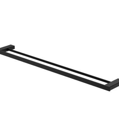 Tono Double Towel Rail, 810 mm, Matte Black