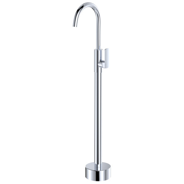 Tono Floor Mounted Basin/Bath Mixer, Chrome