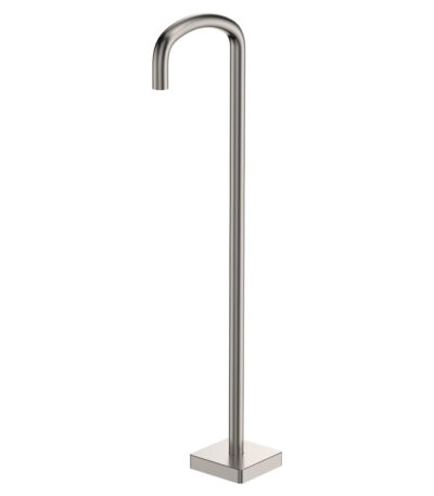 Tono Floor Mounted Bath Outlet, Brushed Nickel