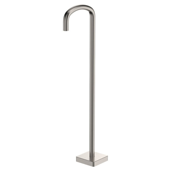 Tono Floor Mounted Bath Outlet, Brushed Nickel
