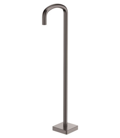 Tono Floor Mounted Bath Outlet, Gun Metal