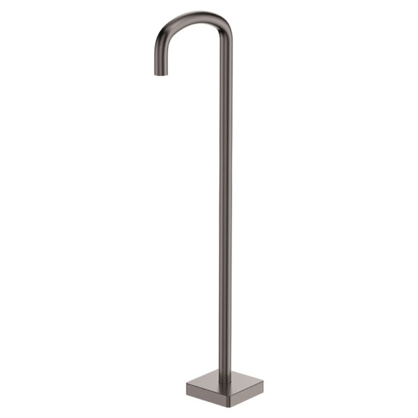 Tono Floor Mounted Bath Outlet, Gun Metal