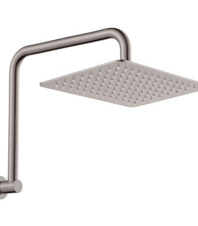 Tono Gooseneck Shower Arm Set, Gun Metal