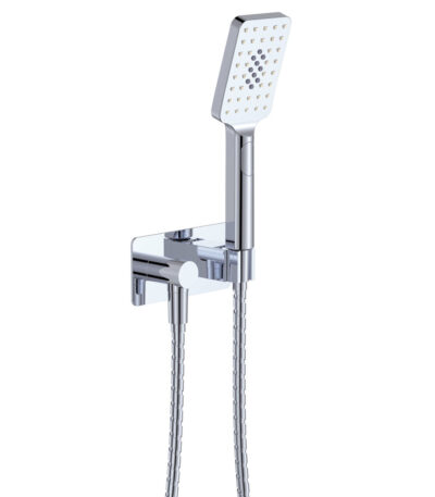 Tono Hand Shower, Rectangular Plate, Chrome