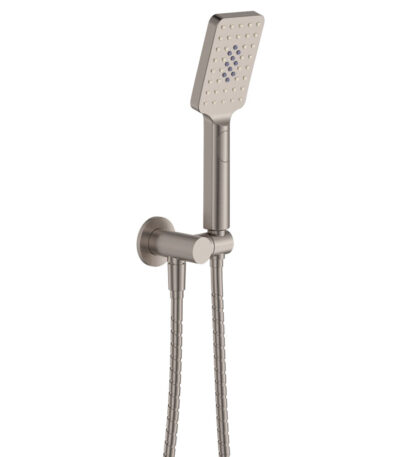 Tono Hand Shower, Round Plate, Brushed Nickel