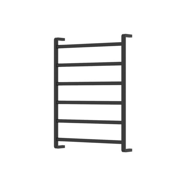 Tono Heated Towel Rail, 600 x 800mm, Matte Black