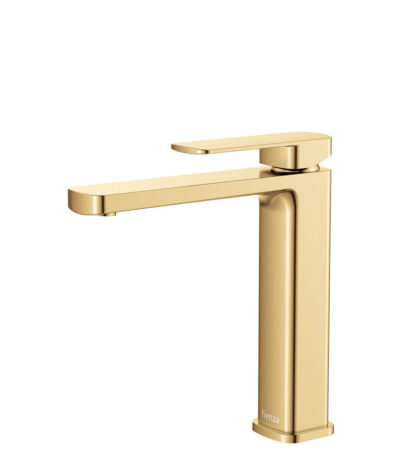 Tono Medium Basin Mixer, Urban Brass
