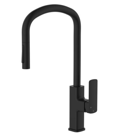 Tono Pull Out Sink Mixer, Matte Black