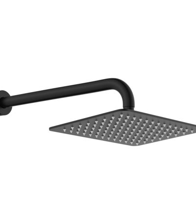 Tono Shower Arm Set, Matte Black