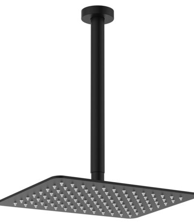 Tono Shower Dropper Set, Matte Black