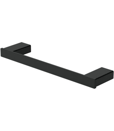 Tono Single Towel Rail, 300mm, Matte Black