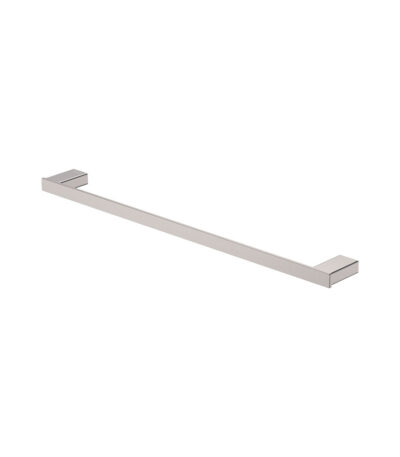 Tono Single Towel Rail, 610 mm, Brushed Nickel