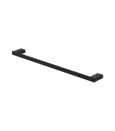 Tono Single Towel Rail, 610 mm, Matte Black