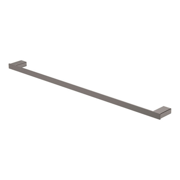 Tono Single Towel Rail, 810 mm, Gun Metal