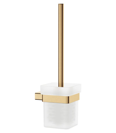 Tono Toilet Brush & Holder, Urban Brass