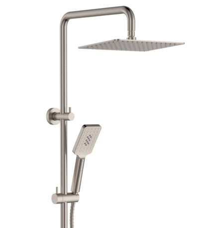 Tono Twin Shower, Brushed Nickel