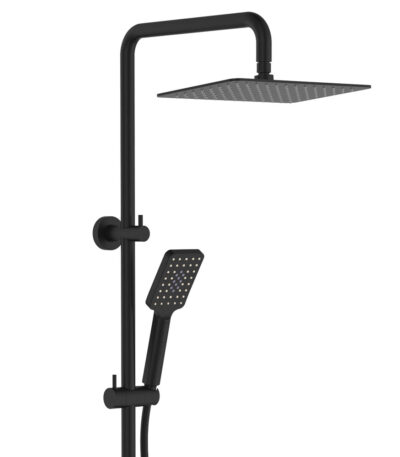 Tono Twin Shower, Matte Black