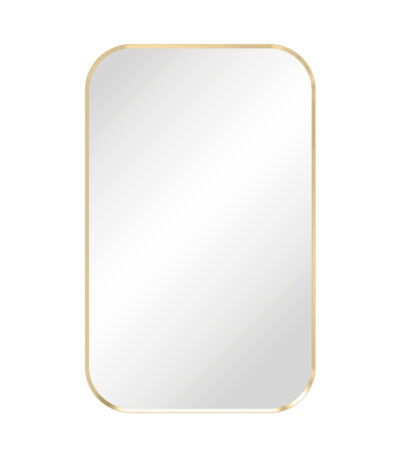 Tono Urban Brass Soft Square Framed Mirror 500 x 800mm