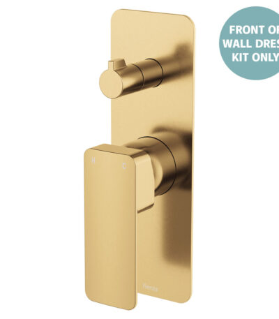 Tono Wall Diverter Mixer Dress Kit, Urban Brass, Rectangular Plate