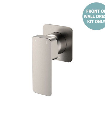 Tono Wall Mixer Dress Kit, Brushed Nickel, Square Plate