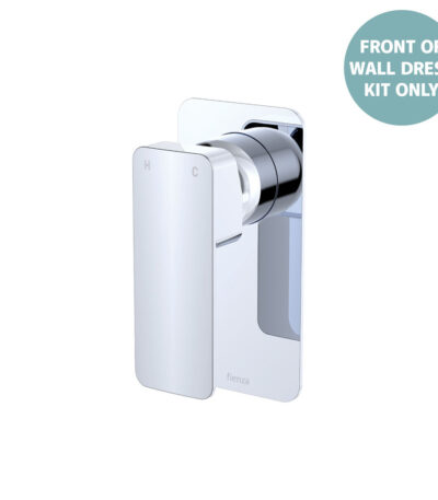Tono Wall Mixer Dress Kit, Chrome, Rectangular Plate