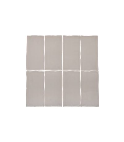 Tropea Natural Edge Rectangle Tile - Dove Grey