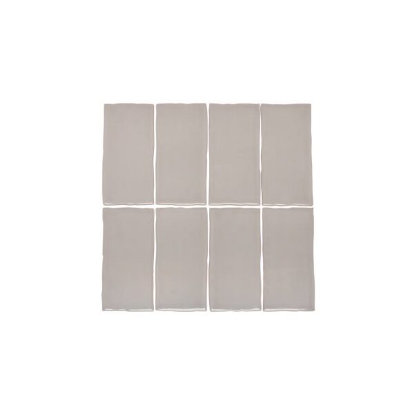 Tropea Natural Edge Rectangle Tile - Dove Grey