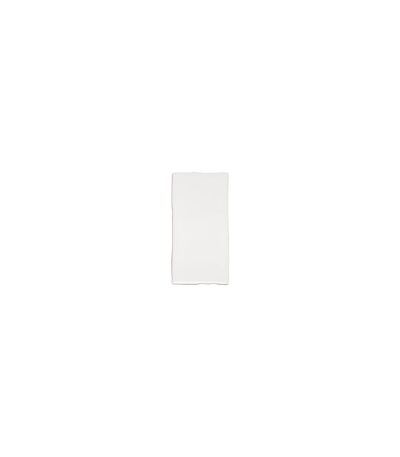 Tropea Natural Edge Rectangle Tile - Gloss White (Sample)