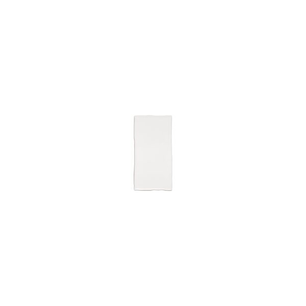 Tropea Natural Edge Rectangle Tile - Gloss White (Sample)