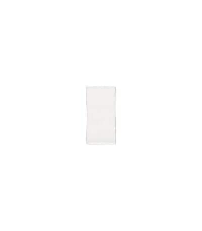 Tropea Natural Edge Rectangle Tile - Matte White (Sample)