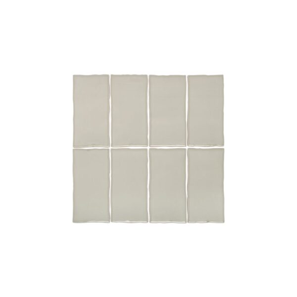 Tropea Natural Edge Rectangle Tile - Sage Green