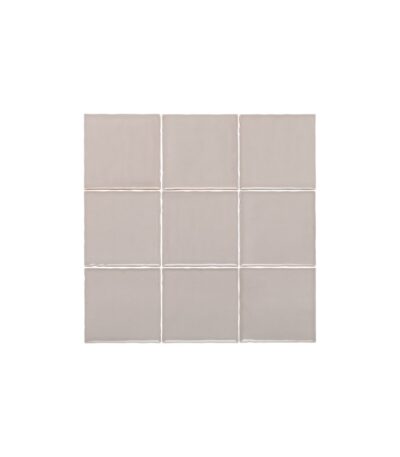 Tropea Natural Edge Square Tile - Dove Grey